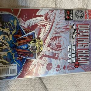 Marvel comic deaths head & die cut 2